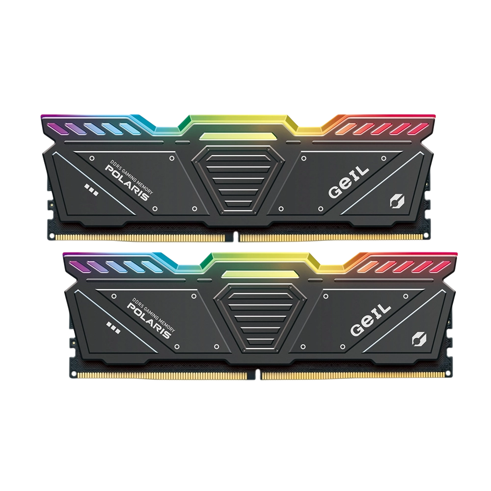 حافظه رم گیل مدل Geil Polaris RGB DDR5 32GB Dual 6000MHz CL38 - Titanium Gray - پی سی کالا حافظه رم گیل مدل Geil Polaris RGB DDR5 32GB Dual 6000MHz CL38 - Titanium Gray - پی سی کالا