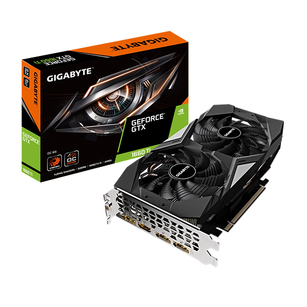 کارت گرافیک گیگابایت GIGABYTE 1660 TI OC-6GD Rev1.0 - پی سی کالا