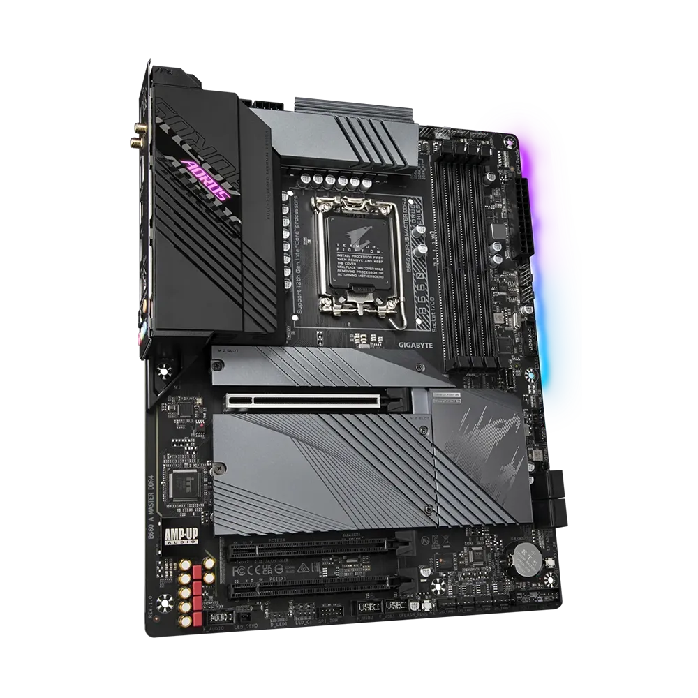 مادربرد گیگابایت Gigabyte B660 AORUS MASTER DDR4 - پی سی کالا