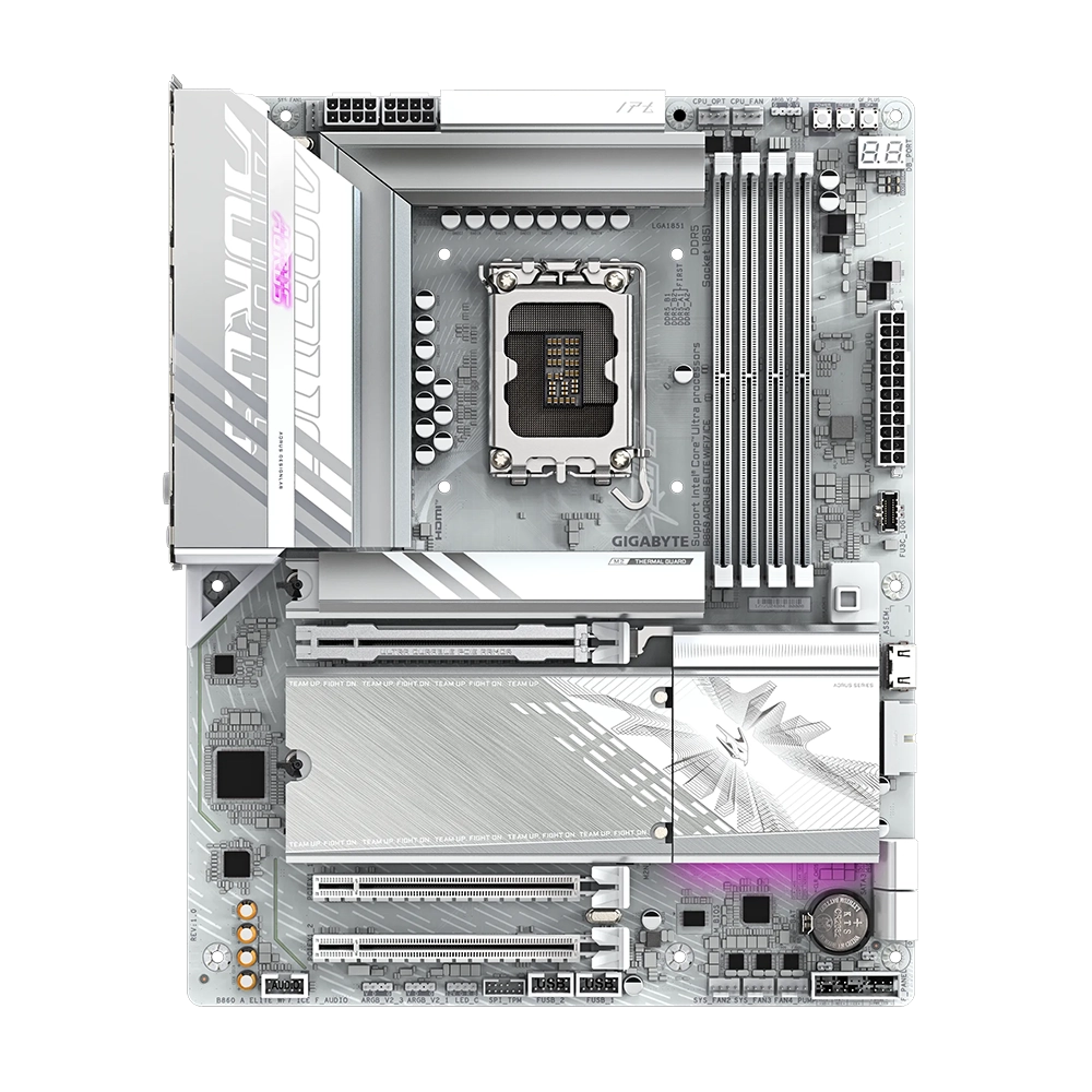 مادربرد گیگابایت GIGABYTE B860 AORUS ELITE WIFI7 ICE - پی سی کالا مادربرد گیگابایت GIGABYTE B860 AORUS ELITE WIFI7 ICE - پی سی کالا