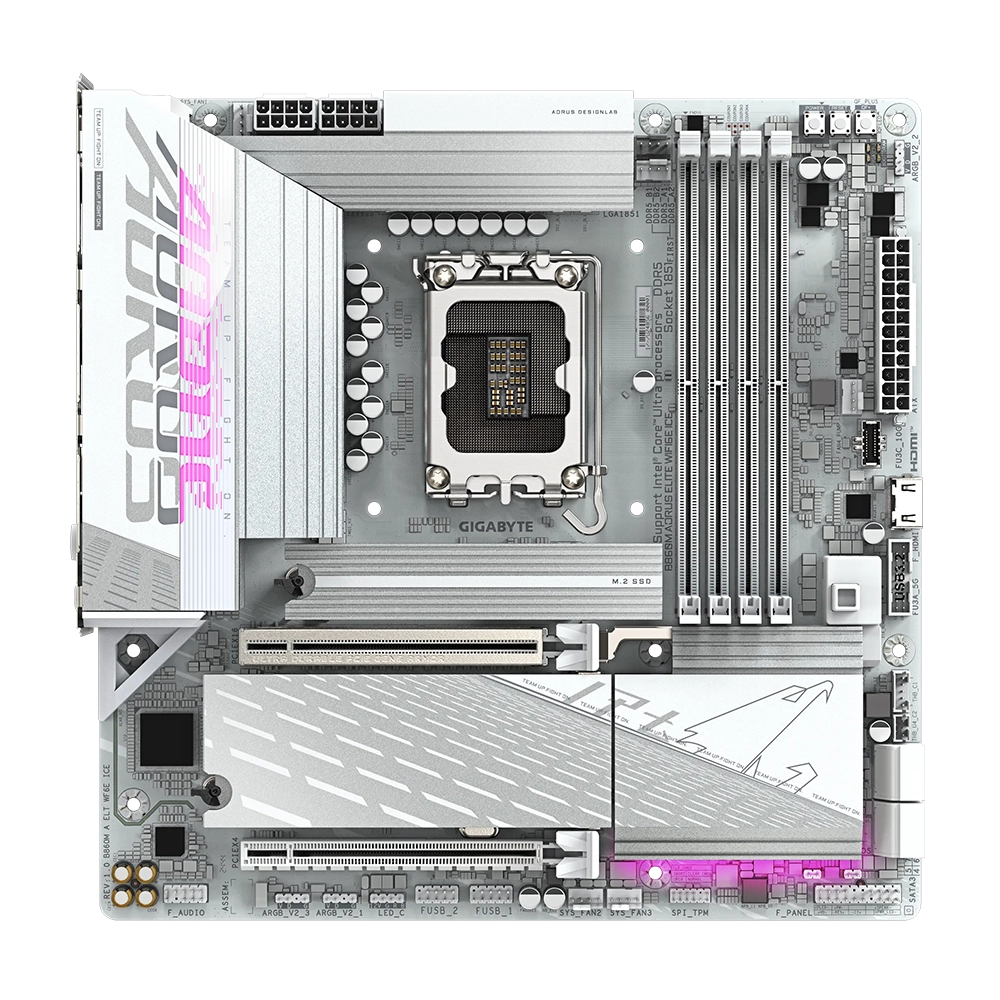 مادربرد گیگابایت GIGABYTE B860M AORUS ELITE WIFI6E ICE - پی سی کالا مادربرد گیگابایت GIGABYTE B860M AORUS ELITE WIFI6E ICE - پی سی کالا