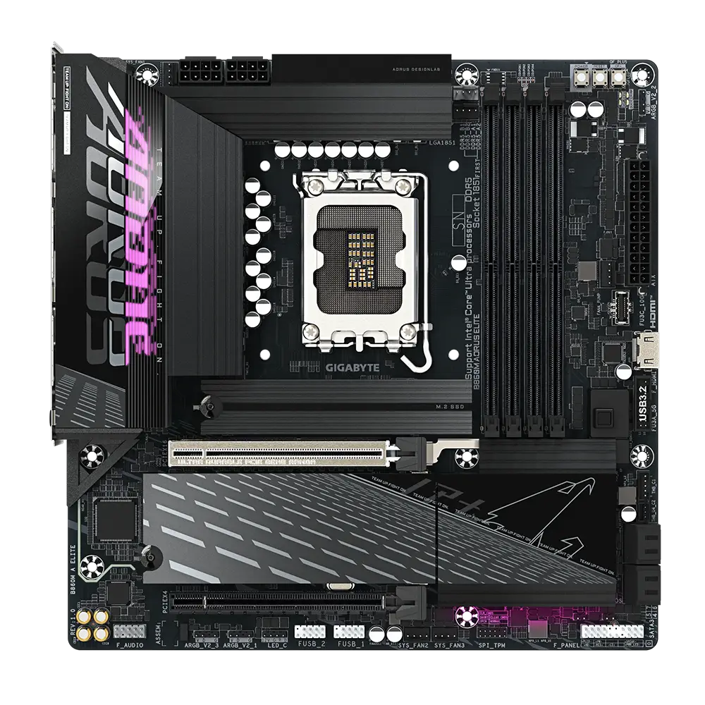 مادربرد گیگابایت GIGABYTE B860M AORUS ELITE - پی سی کالا مادربرد گیگابایت GIGABYTE B860M AORUS ELITE - پی سی کالا