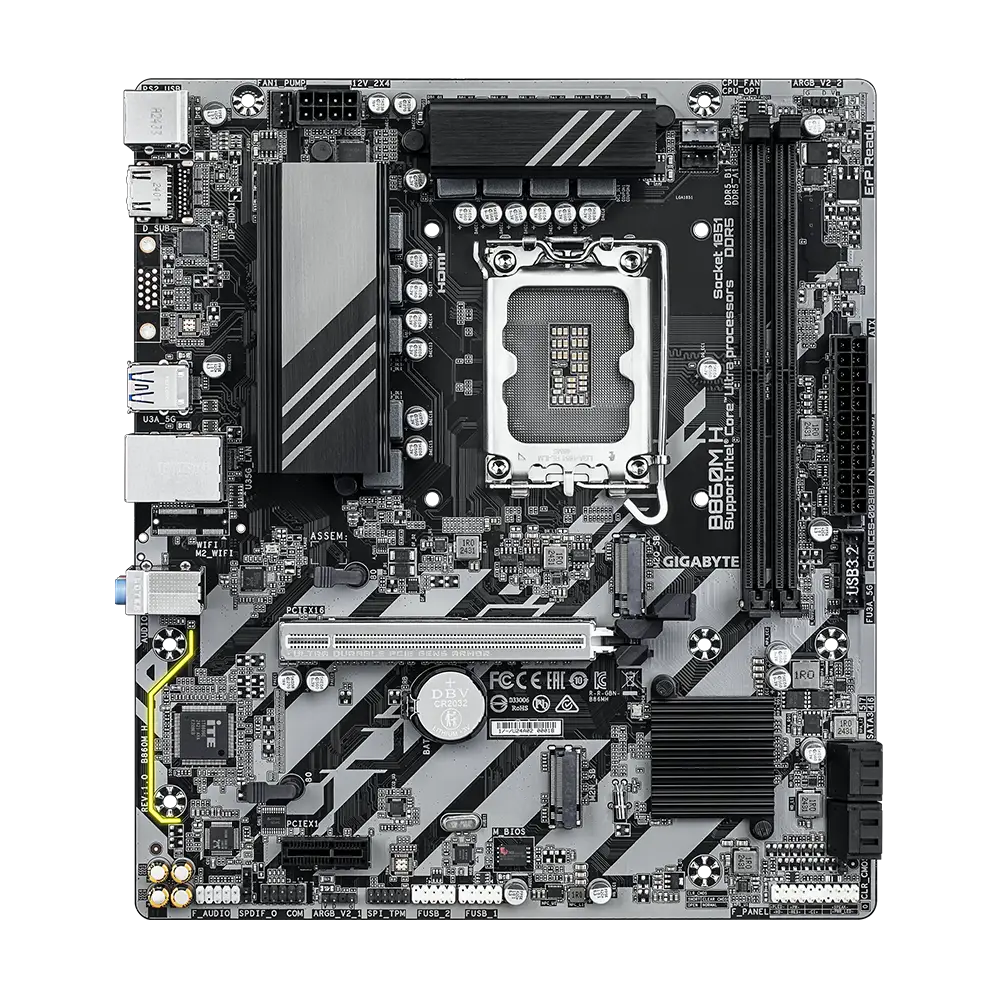 مادربرد گیگابایت GIGABYTE B860M H - پی سی کالا مادربرد گیگابایت GIGABYTE B860M H - پی سی کالا