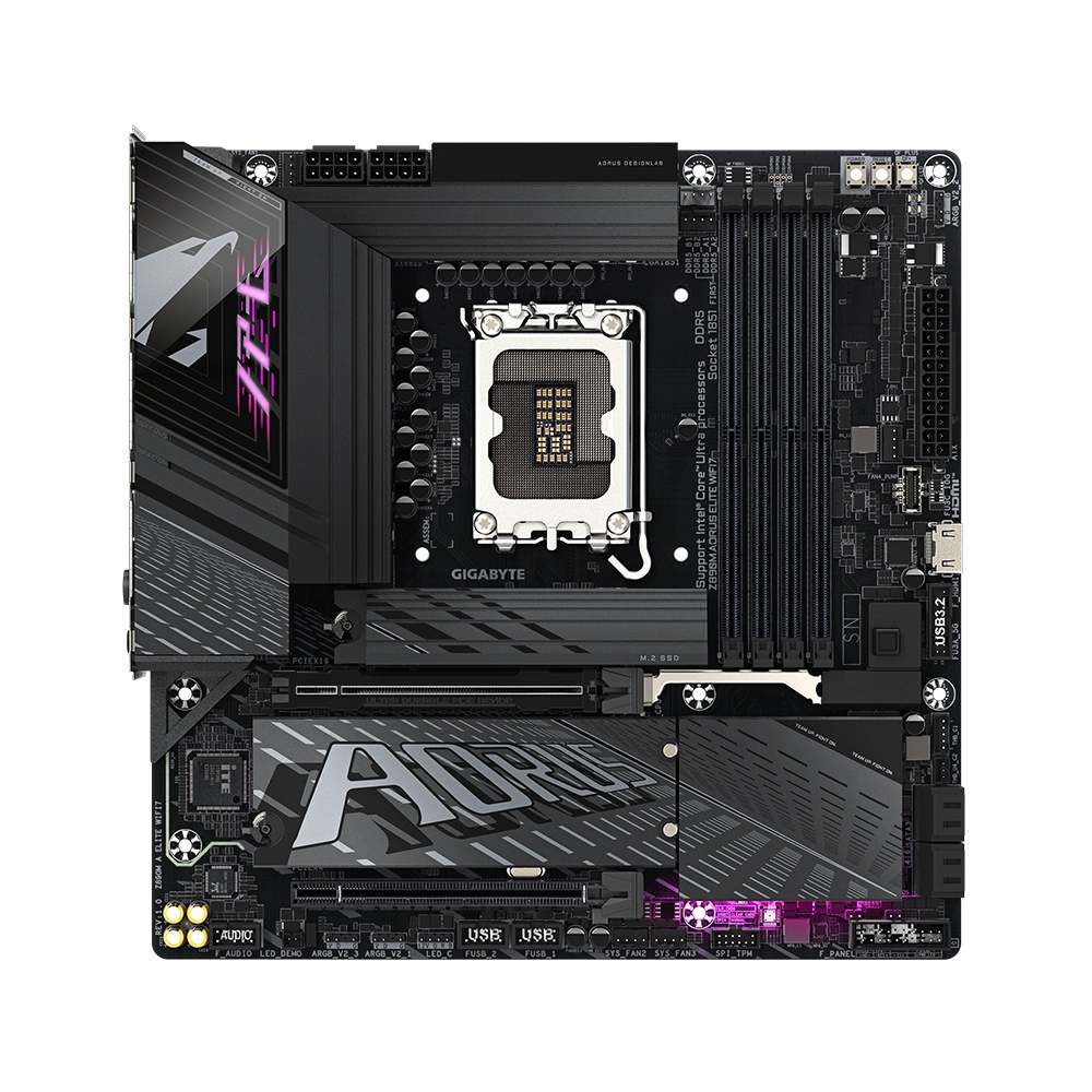 مادربرد گیگابایت مدل GIGABYTE Z890M AORUS ELITE WIFI7 DDR5 - پی سی کالا