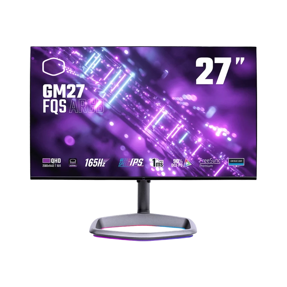 مانیتور گیمینگ کولر مستر GM27-FQS ARGB 27 INCH - پی سی کالا