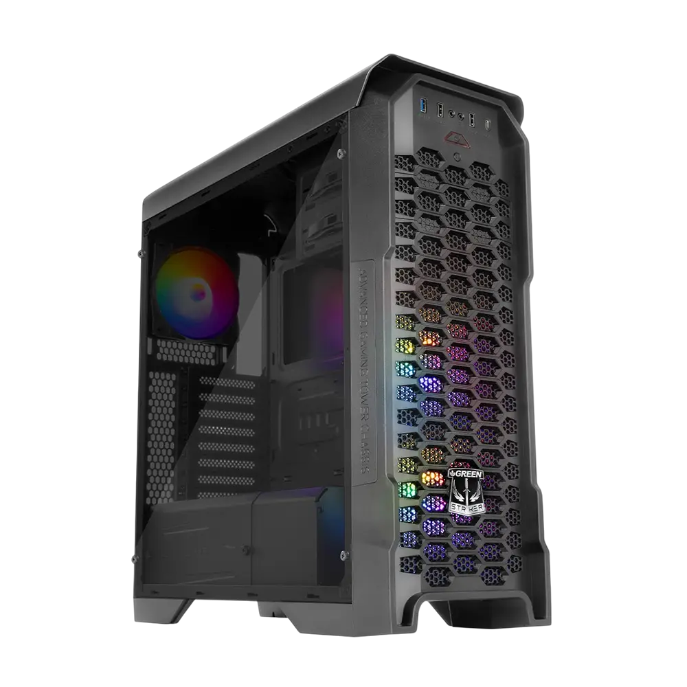 کیس گرین مدل GREEN STRIKER FRGB - پی سی کالا کیس گرین مدل GREEN STRIKER FRGB - پی سی کالا