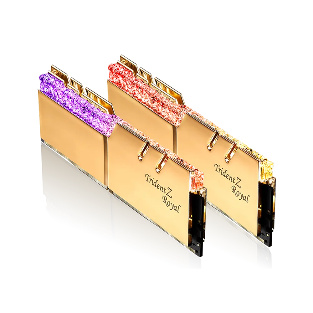 رم جی اسکیل G.Skill TRIDENT Z ROYAL GOLD 16GB DUAL 4000MHz CL18 DDR4 - پی سی کالا