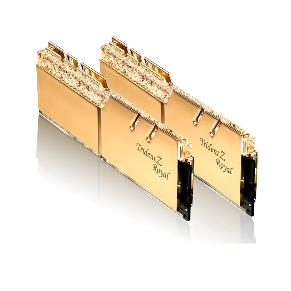رم جی اسکیل G.Skill TRIDENT Z ROYAL GOLD 32GB DUAL 3600MHz CL16 DDR4 - پی سی کالا