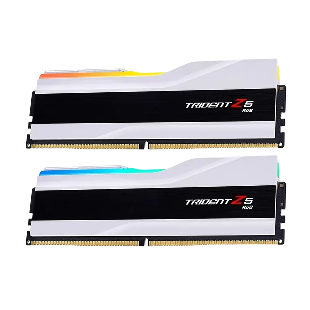 حافظه رم جی اسکیل مدل G.Skill Trident Z5 RGB 64GB Dual 6000MHz CL30 - White - پی سی کالا