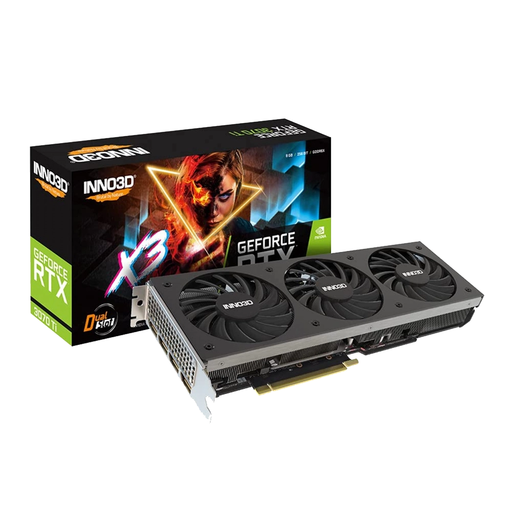 کارت گرافیک INNO3D geforce RTX 3070 ti x3 oc 8GB GDDR6X - پی سی کالا
