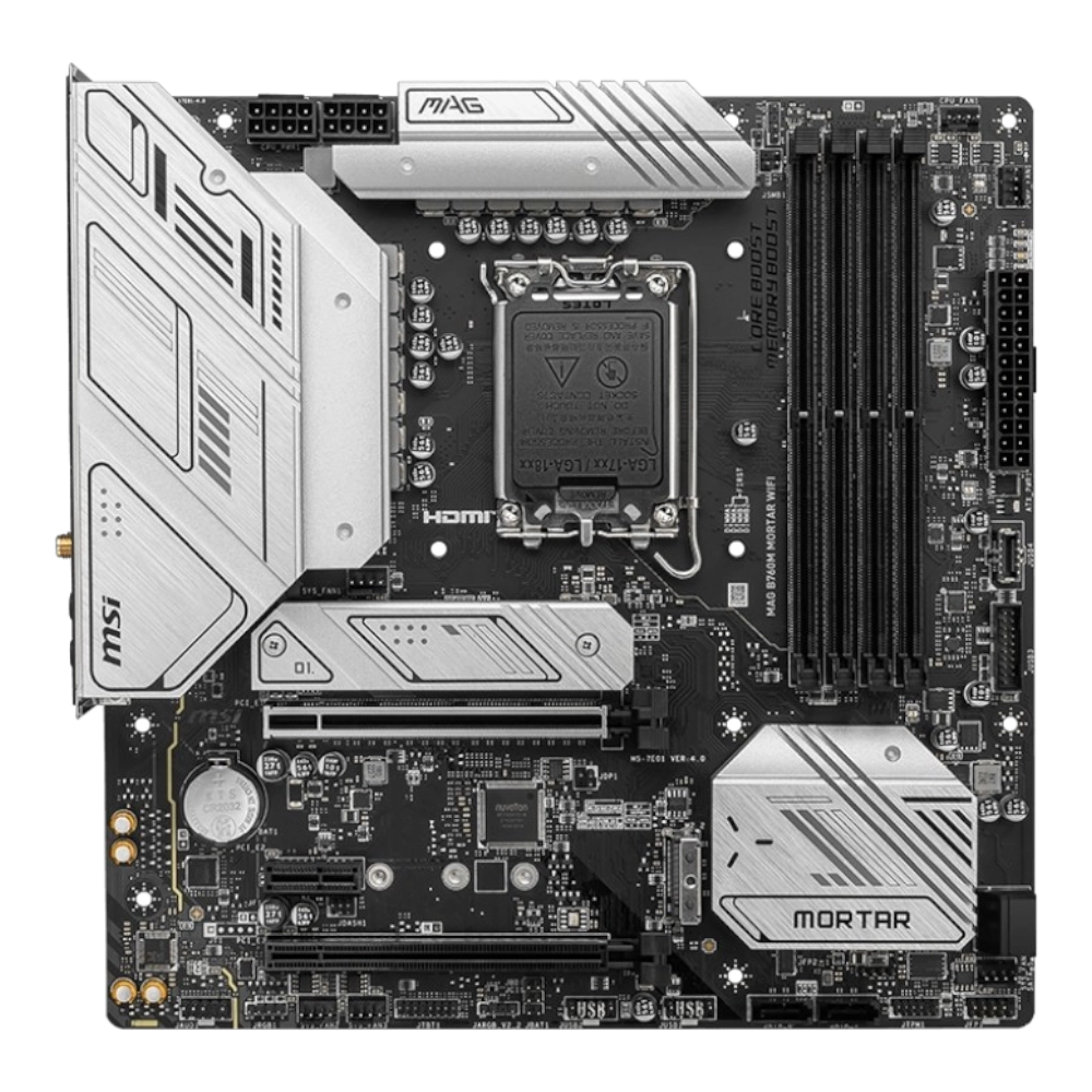 مادربرد ام اس آی مدل MAG B760M MORTAR WIFI DDR5 - پی سی کالا