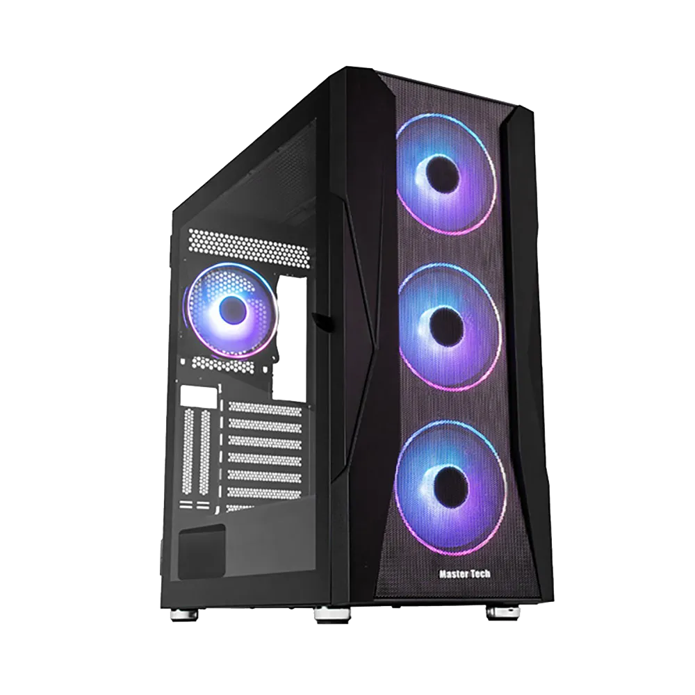 کیس مسترتک MasterTech S600 Gaming Black - پی سی کالا
