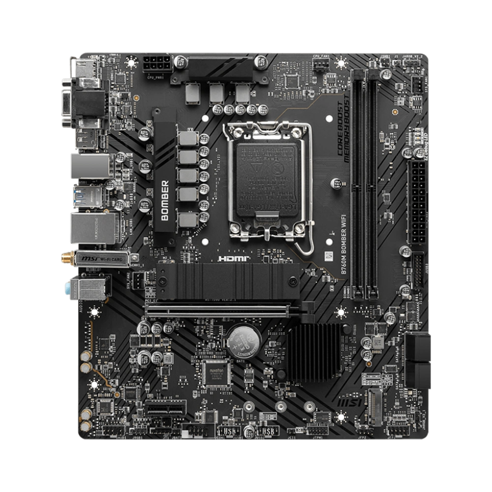 مادربرد ام اس آی مدل MSI B760M BOMBER WIFI DDR5 - پی سی کالا