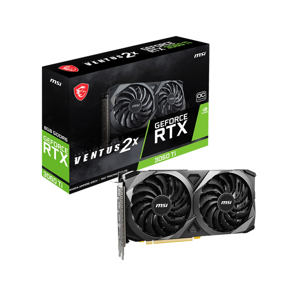 کارت گرافیک ام اس آی MSI GeForce RTX 3060 Ti VENTUS 2X 8G OCV1 LHR - پی سی کالا
