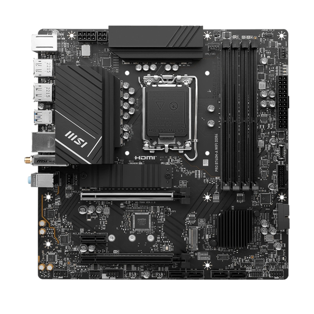 مادربرد ام اس آی مدل MSI PRO B760M-A WIFI DDR4 - پی سی کالا