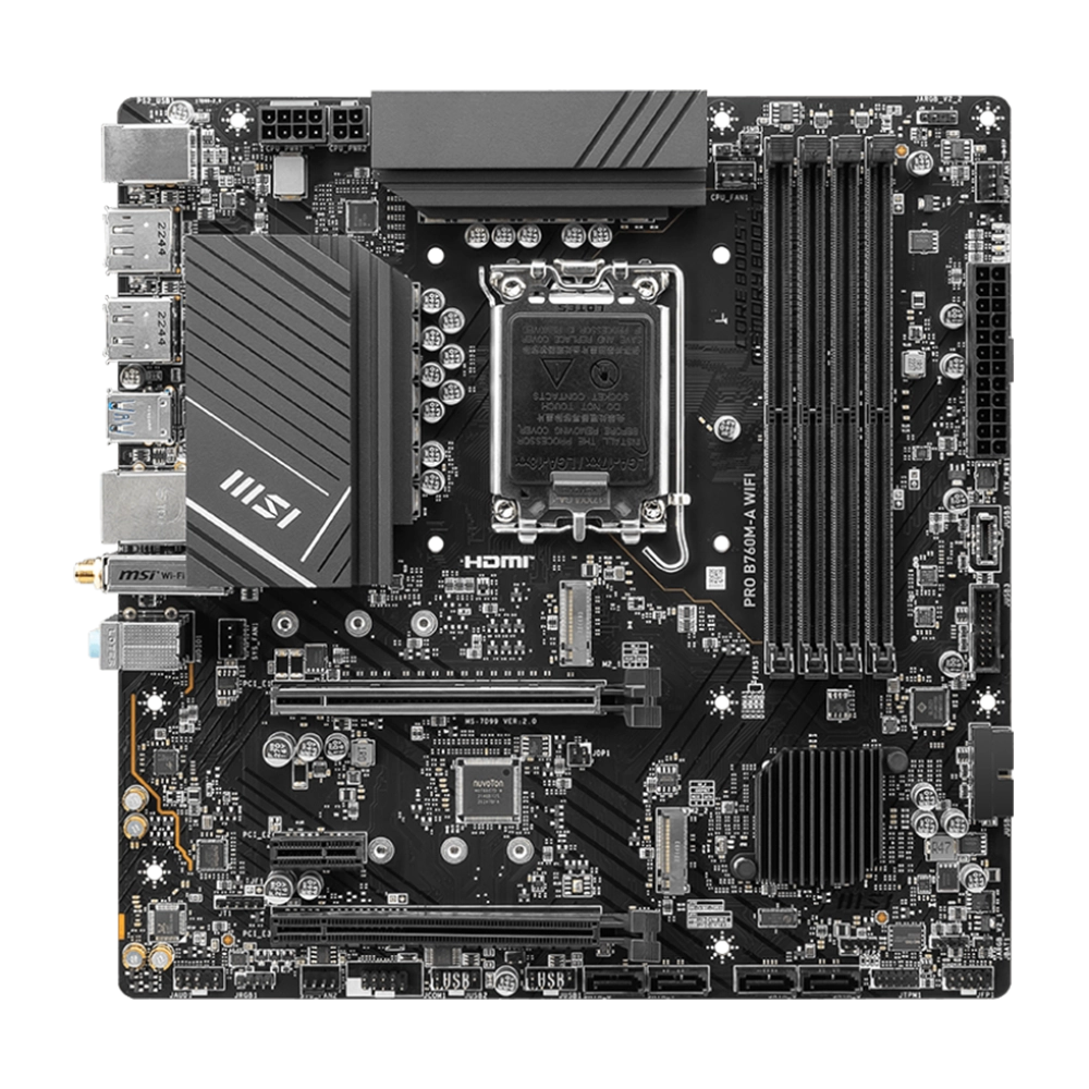 مادربرد ام اس آی MSI PRO B760M-A WIFI DDR5 - پی سی کالا مادربرد ام اس آی MSI PRO B760M-A WIFI DDR5 - پی سی کالا