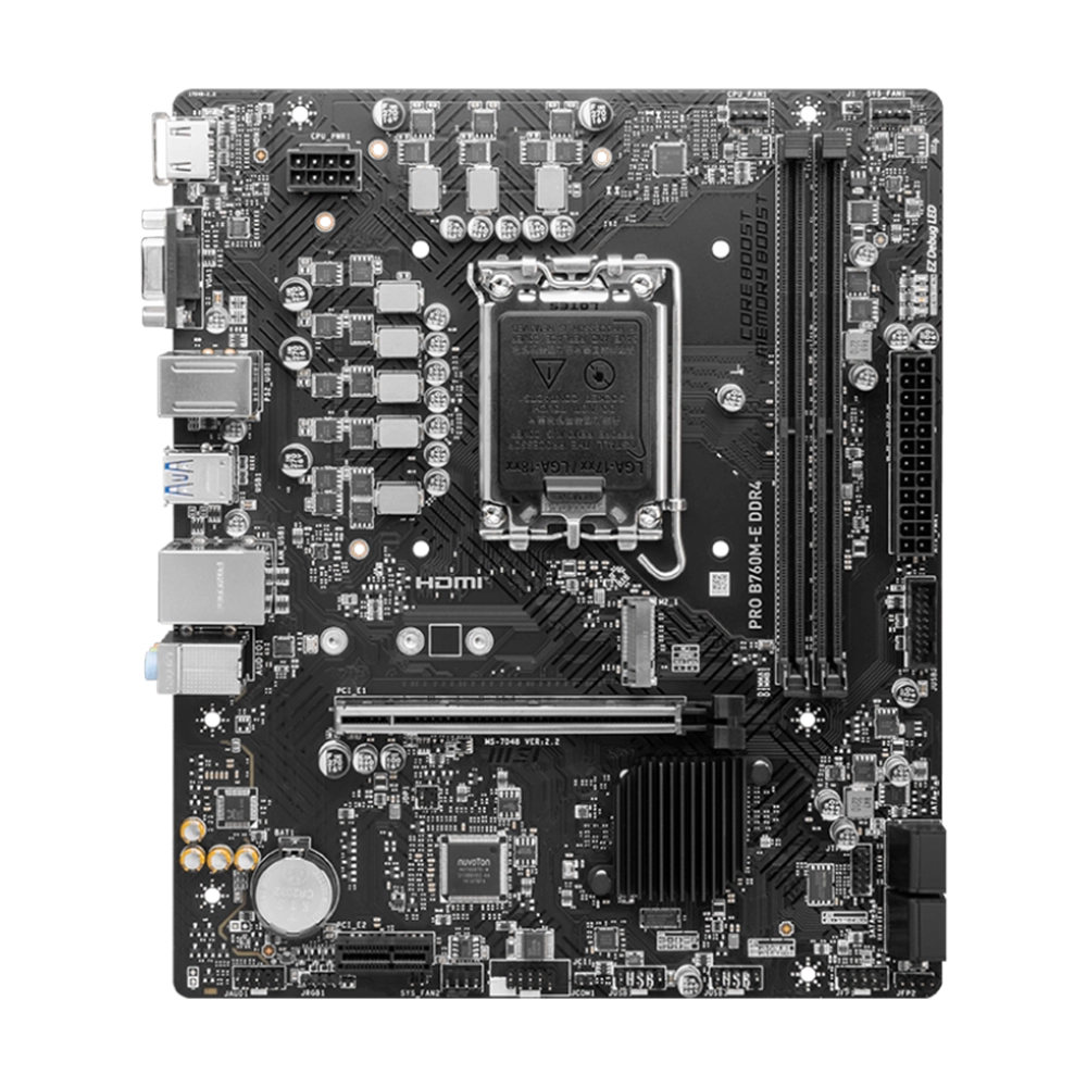 مادربرد ام اس آی MSI PRO B760M-E DDR4 - پی سی کالا مادربرد ام اس آی MSI PRO B760M-E DDR4 - پی سی کالا