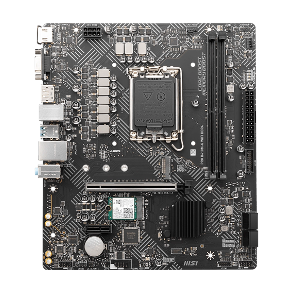 مادربرد ام اس آی MSI Pro H610M-G WIFI DDR4 - پی سی کالا مادربرد ام اس آی MSI Pro H610M-G WIFI DDR4 - پی سی کالا