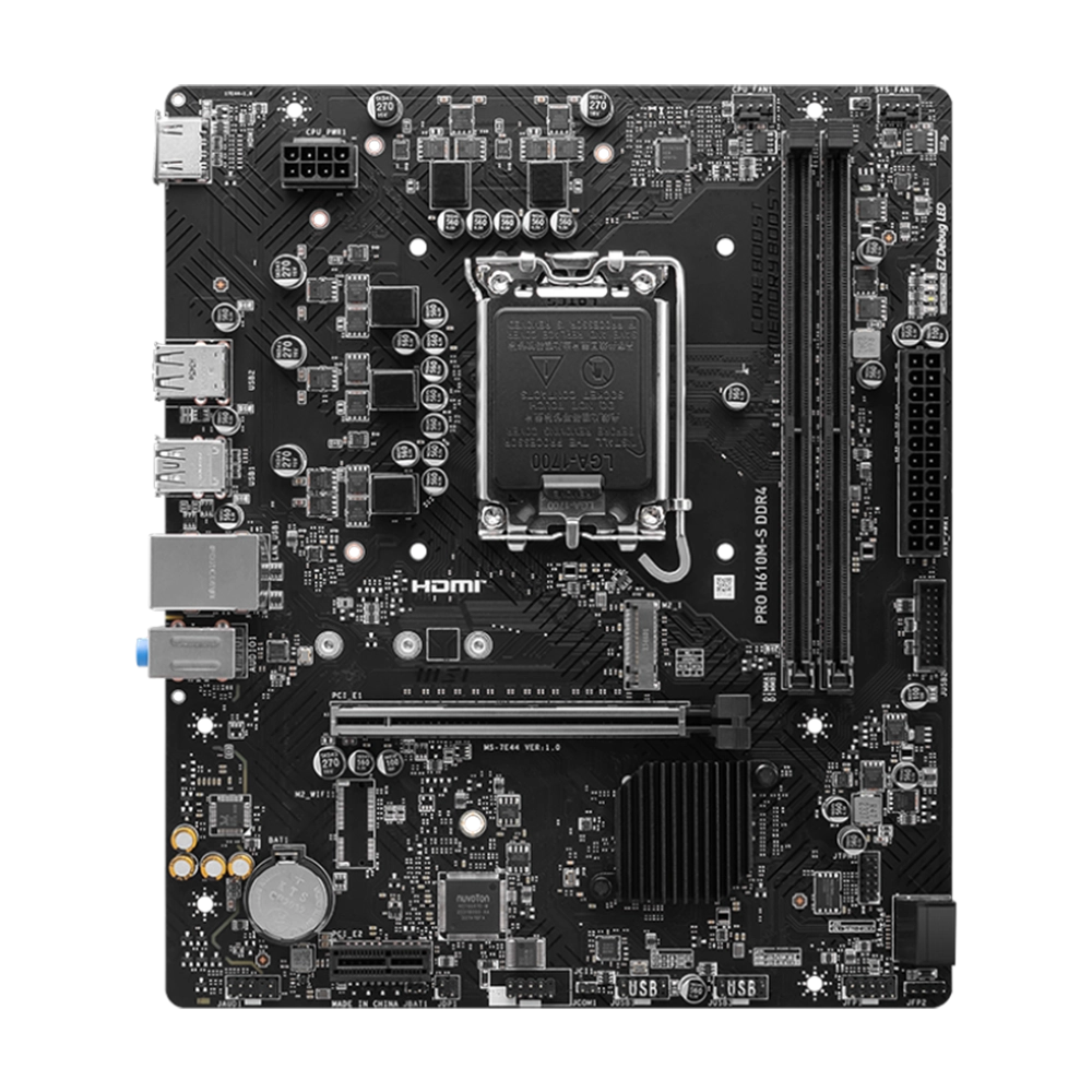 مادربرد ام اس آی MSI PRO H610M-S DDR4 - پی سی کالا مادربرد ام اس آی MSI PRO H610M-S DDR4 - پی سی کالا