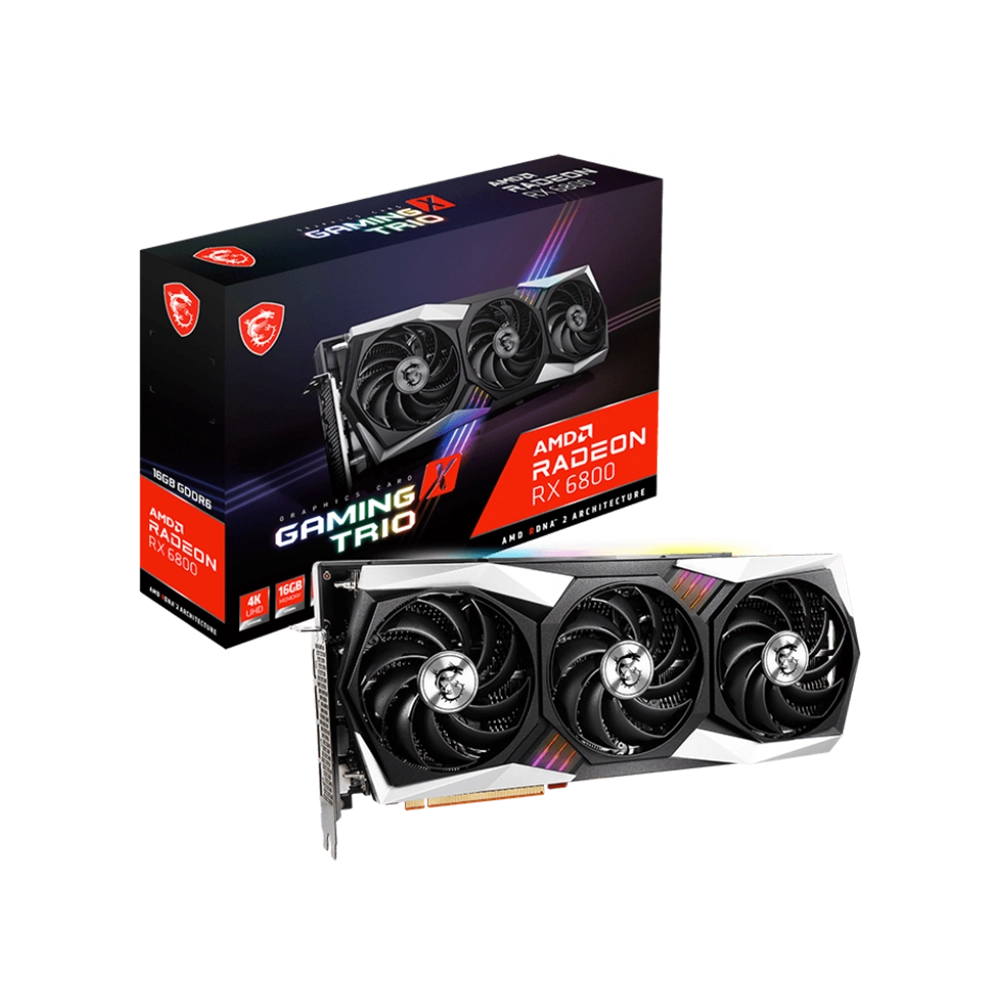 کارت گرافیک ام اس آی MSI Radeon RX 6800 GAMING X TRIO 16G - پی سی کالا