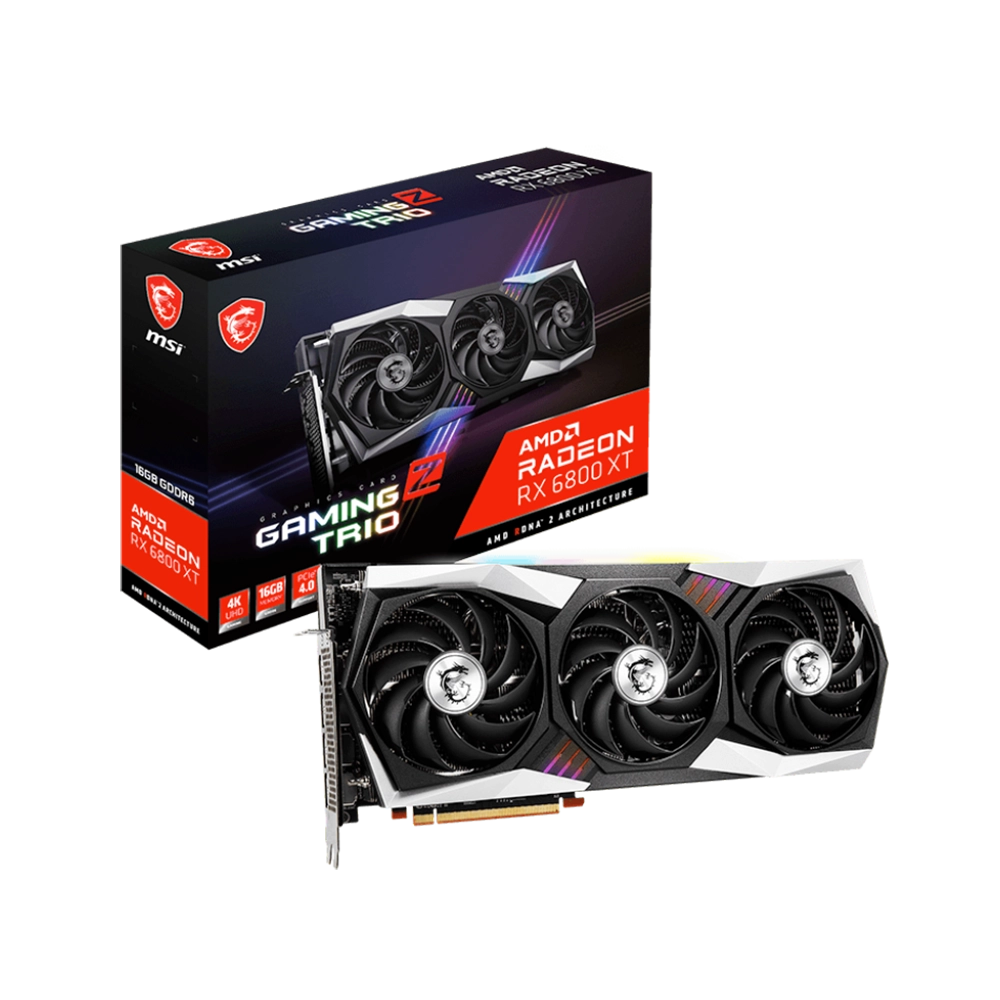 کارت گرافیک ام اس آی MSI Radeon RX 6800 XT GAMING Z TRIO 16G - پی سی کالا