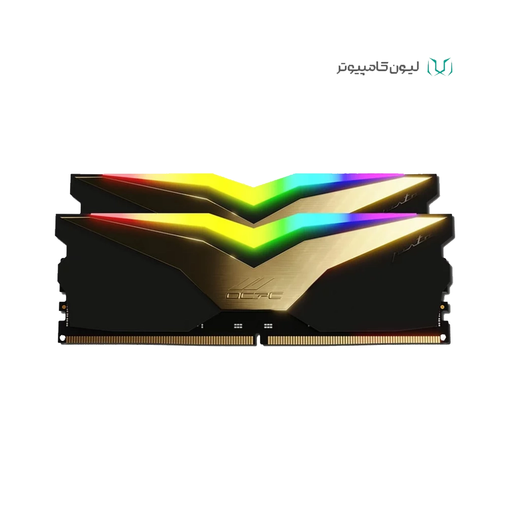حافظه رم اوسی پی سی OCPC PISTA RGB DDR5 32GB 16GBx2 6000MHz CL32 BLACK LABEL - پی سی کالا