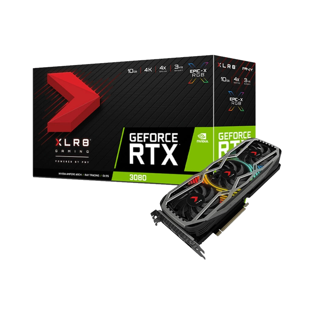 کارت گرافیک پی ان وای PNY RTX 3080 10GB XLR8 Gaming REVEL EPIC-X RGB LH - پی سی کالا