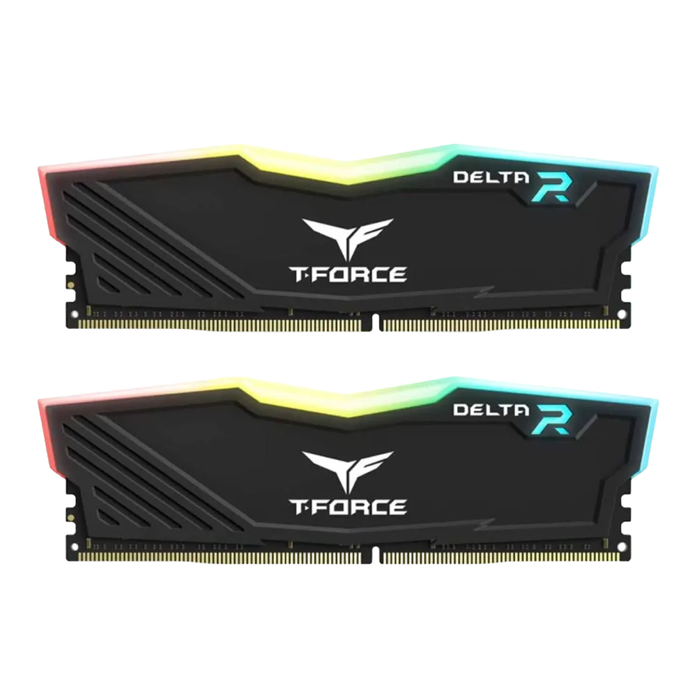 حافظه رم تیم گروپ مدل Team Group T-Force DELTA RGB DDR4 32GB Dual 3200MHz CL16 - Black - پی سی کالا