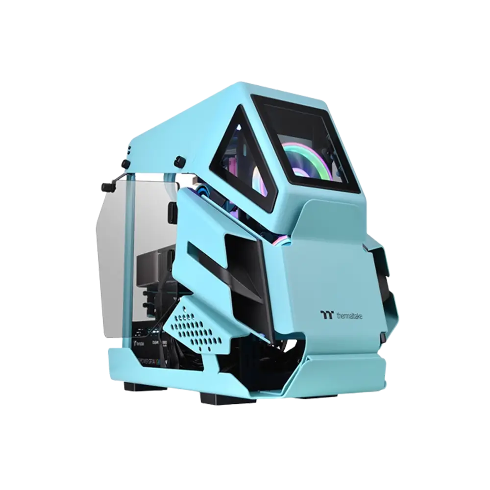 کیس ترمال تک مدل Thermaltake AH T200 - Turquoise - پی سی کالا