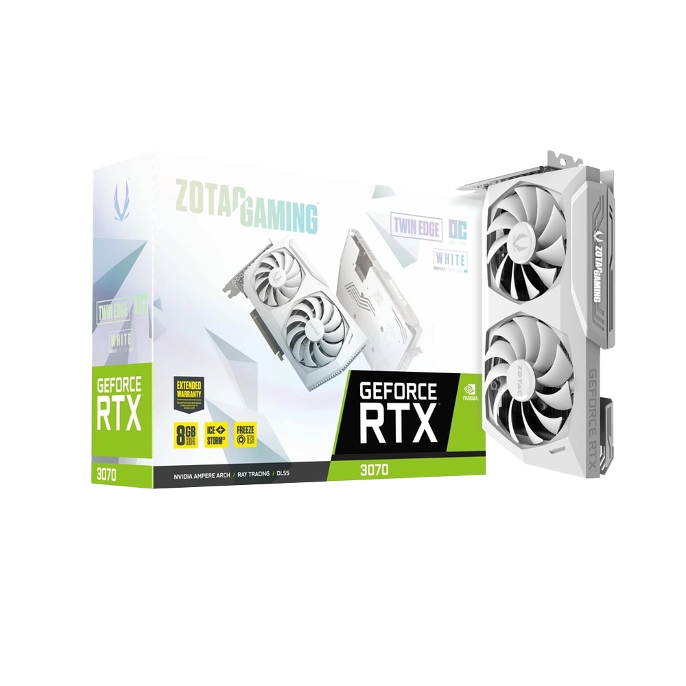 کارت گرافیک زوتاک ZOTAC GAMING GeForce RTX 3070 Twin Edge OC White Edition LHR 8GB GDDR6 - پی سی کالا